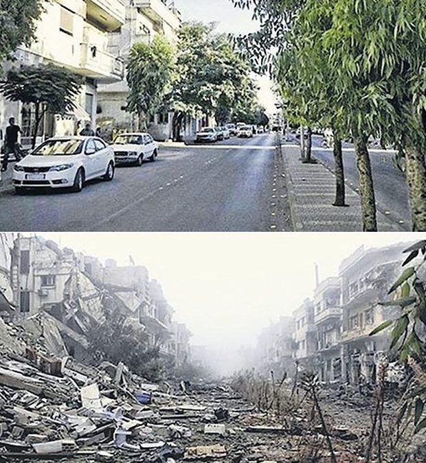 15 Shocking Photos Of Syria Before & After War