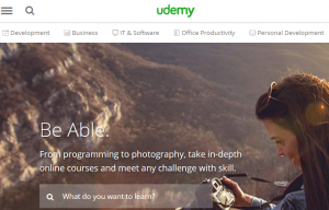 Udemy Online Learning Site